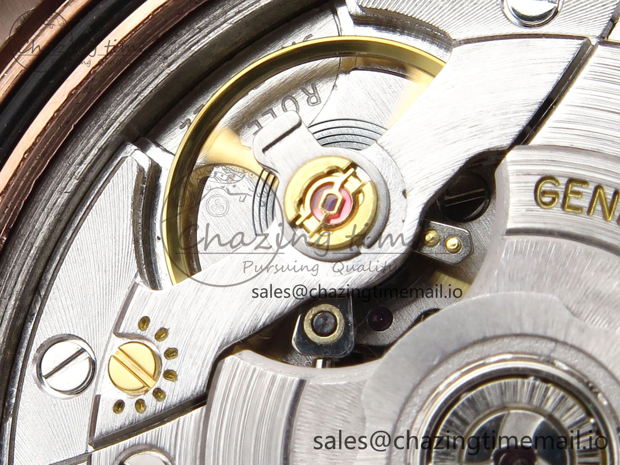 Chic Day Date 40 RG 228235 KF 1:1 Best Edition Gray Roman Dial on President Bracelet VR3255 (Gain Weight) 833