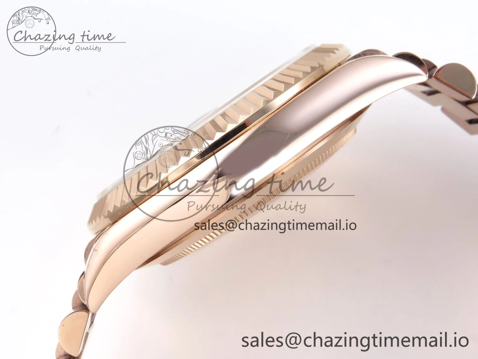 Colorful Day Date 40 RG 228235 KF 1:1 Best Edition RG Crystal Dial on President Bracelet VR3255 (Gain Weight) 836