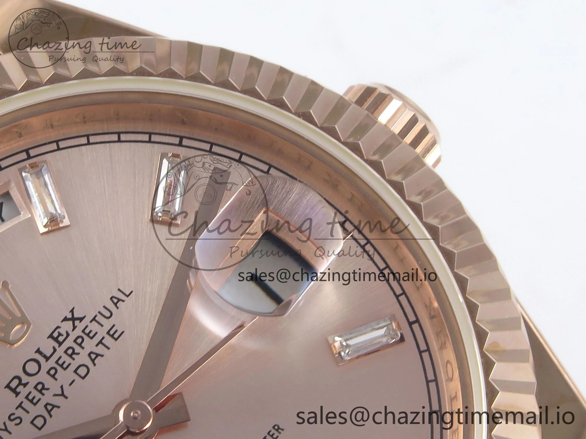 Colorful Day Date 40 RG 228235 KF 1:1 Best Edition RG Crystal Dial on President Bracelet VR3255 (Gain Weight) 836