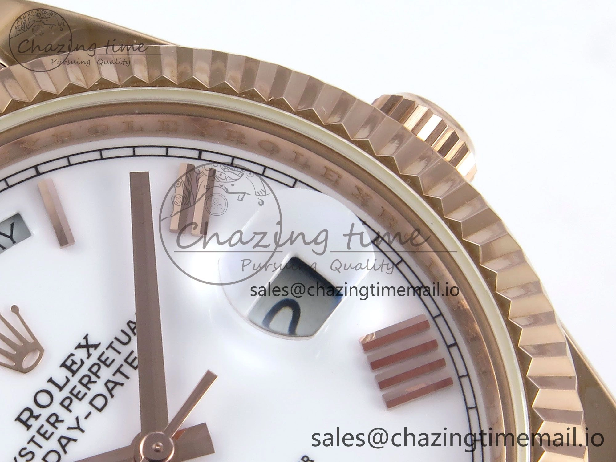 Day Date 40 RG 228235 KF 1:1 Best Edition White Roman Dial on President Bracelet VR3255 (Gain Weight) WaterResistant 832