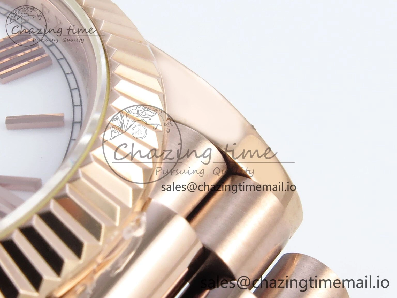 Day Date 40 RG 228235 KF 1:1 Best Edition White Roman Dial on President Bracelet VR3255 (Gain Weight) WaterResistant 832