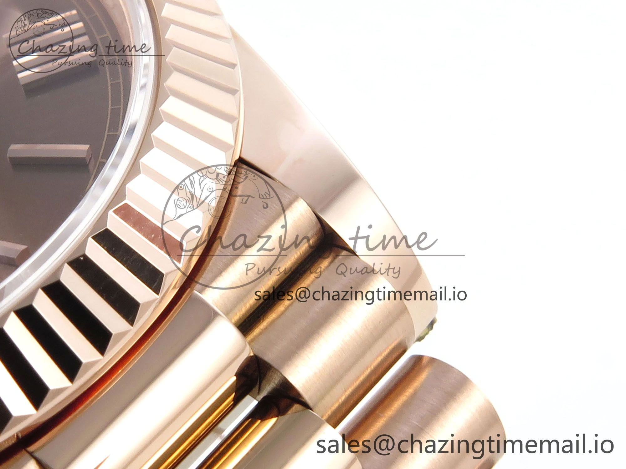 Day Date 40 RG 228235 Noob 1:1 Best Edition Brown Roman Dial on President Bracelet A2836 (Gain Weight) Affordable 794