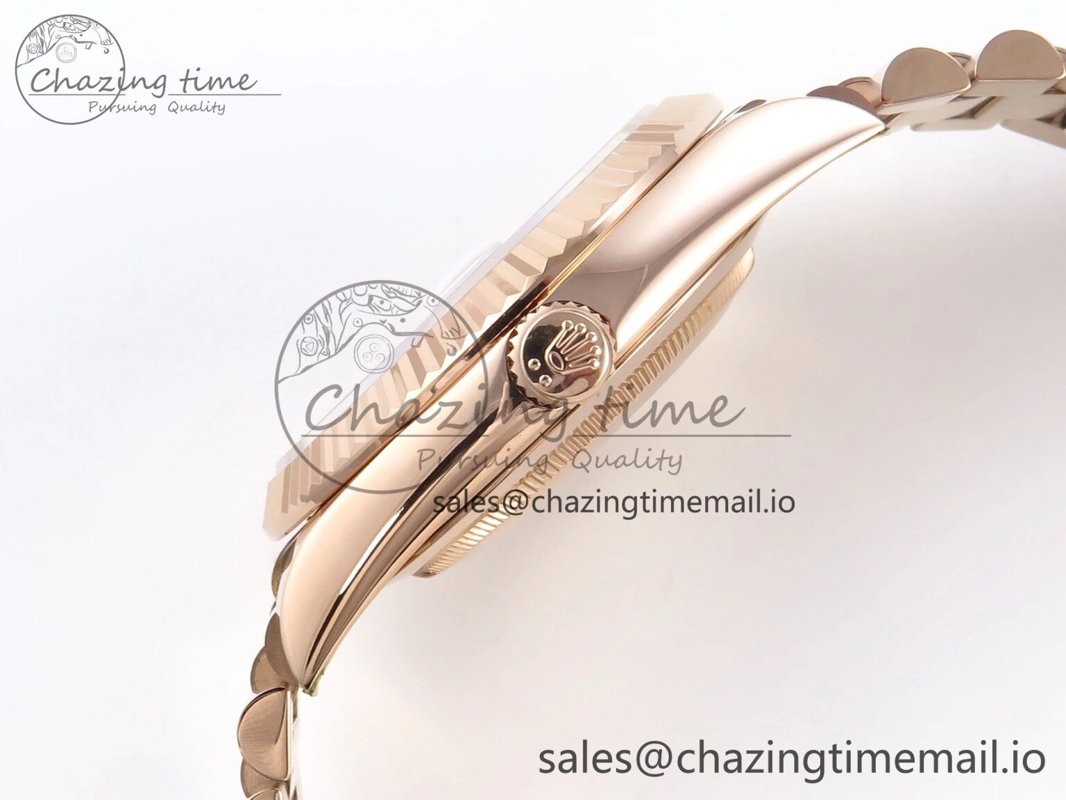 HighQuality Day Date 40 RG 228235 Noob 1:1 Best Edition Dark Gray Roman Dial on President Bracelet A2836 (Gain Weight) 793
