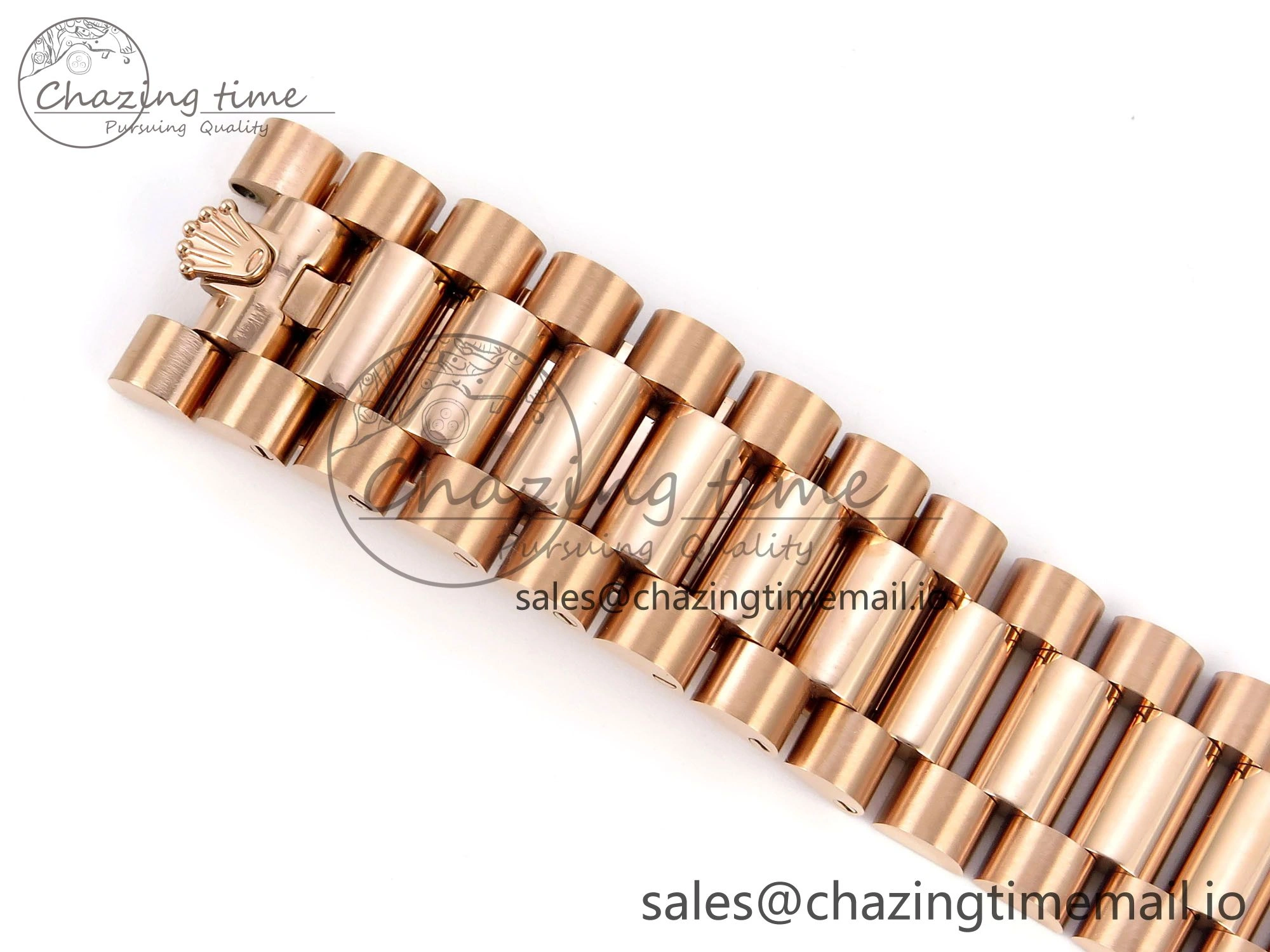Practical Day Date 40 RG 228235 QF 1:1 Best Edition Diamonds Bezel Blue Dial Crystal Markers on President Bracelet VR 1283