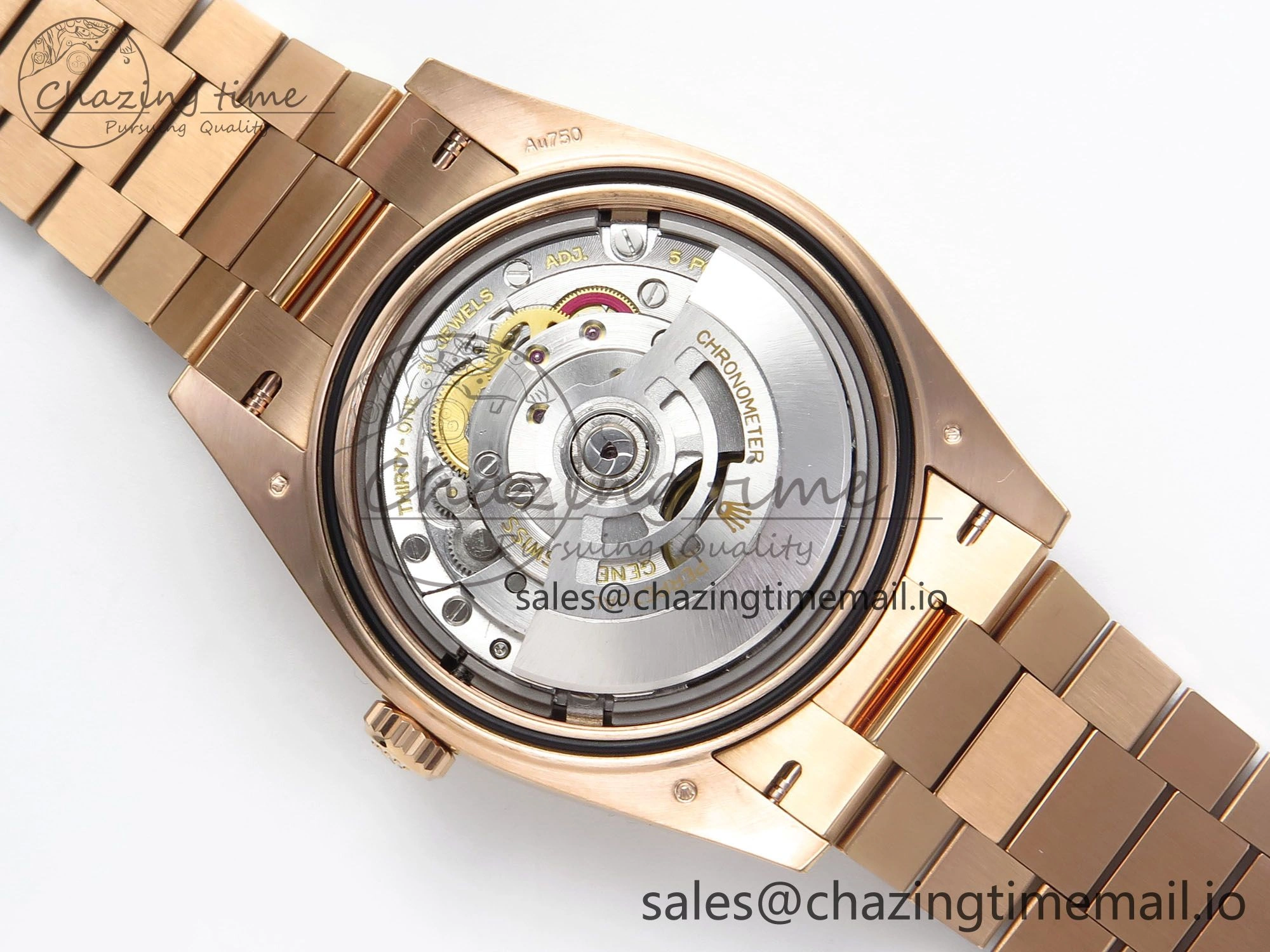Day Date 40 RG 228235 THBF 1:1 Best Edition Black Crystal Dial on President Bracelet VR3255 V3 (Gain Weight) Flexible 377