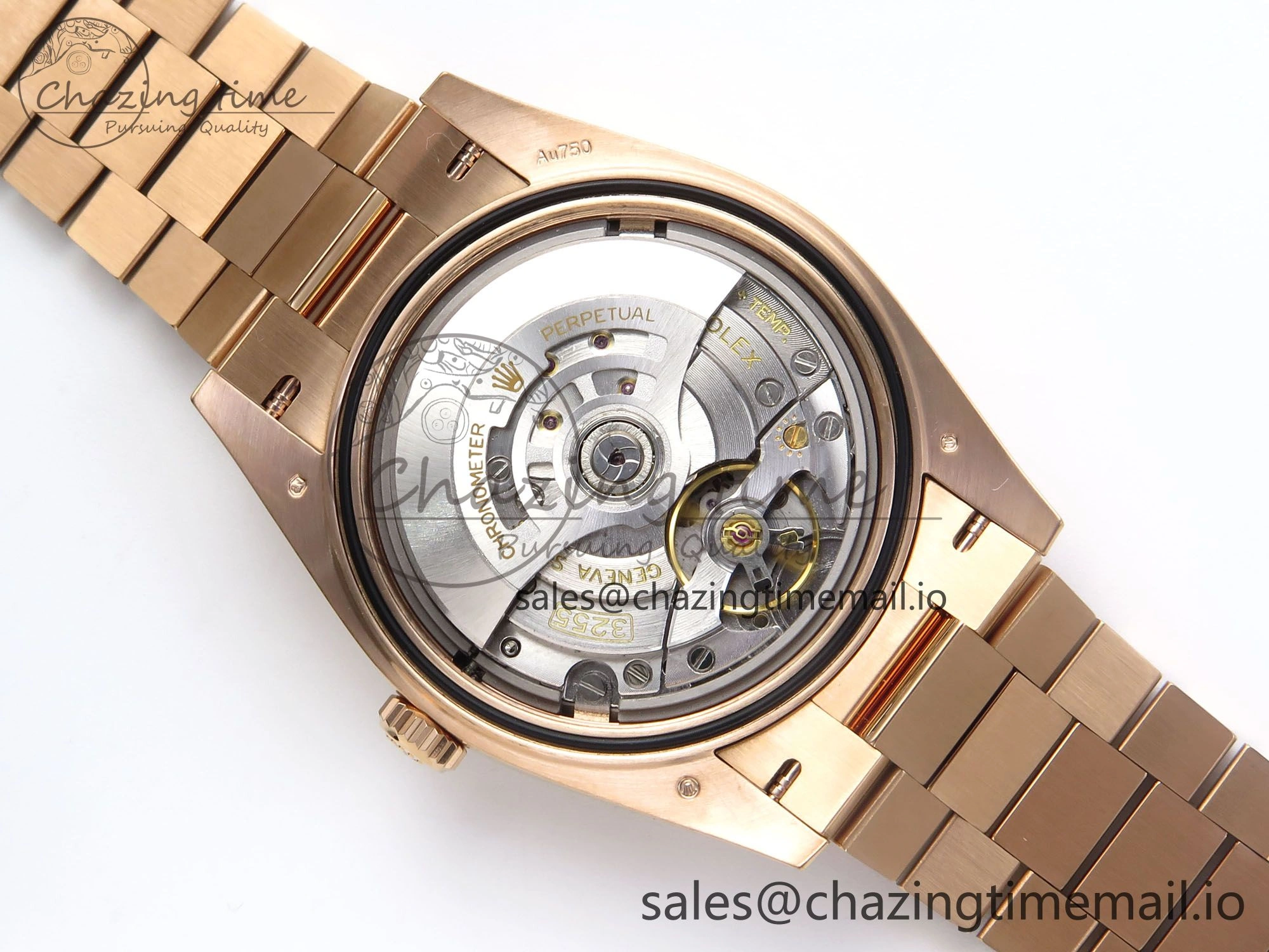 Day Date 40 RG 228235 THBF 1:1 Best Edition Black Crystal Dial on President Bracelet VR3255 V3 (Gain Weight) Flexible 377