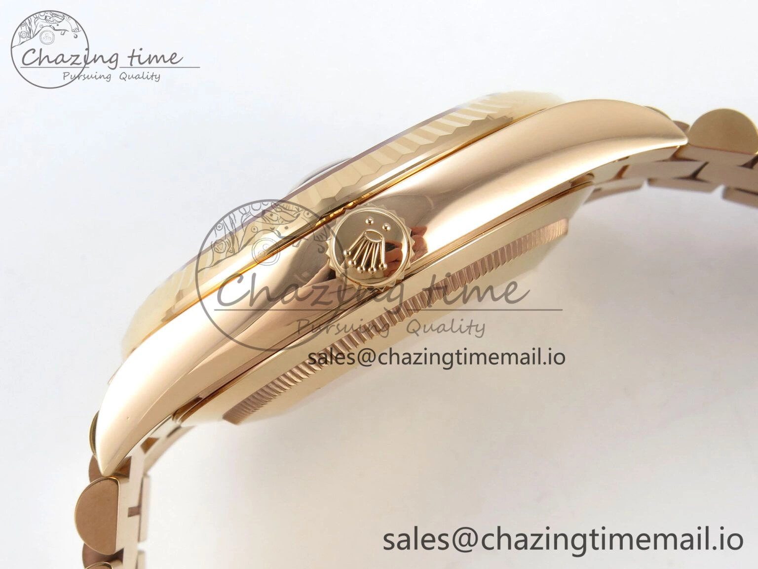 Day Date 40 RG 228235 THBF 1:1 Best Edition Brown Textured Marker Dial on President Bracelet VR3255 V3 (Gain Weight) WrinkleFree 265