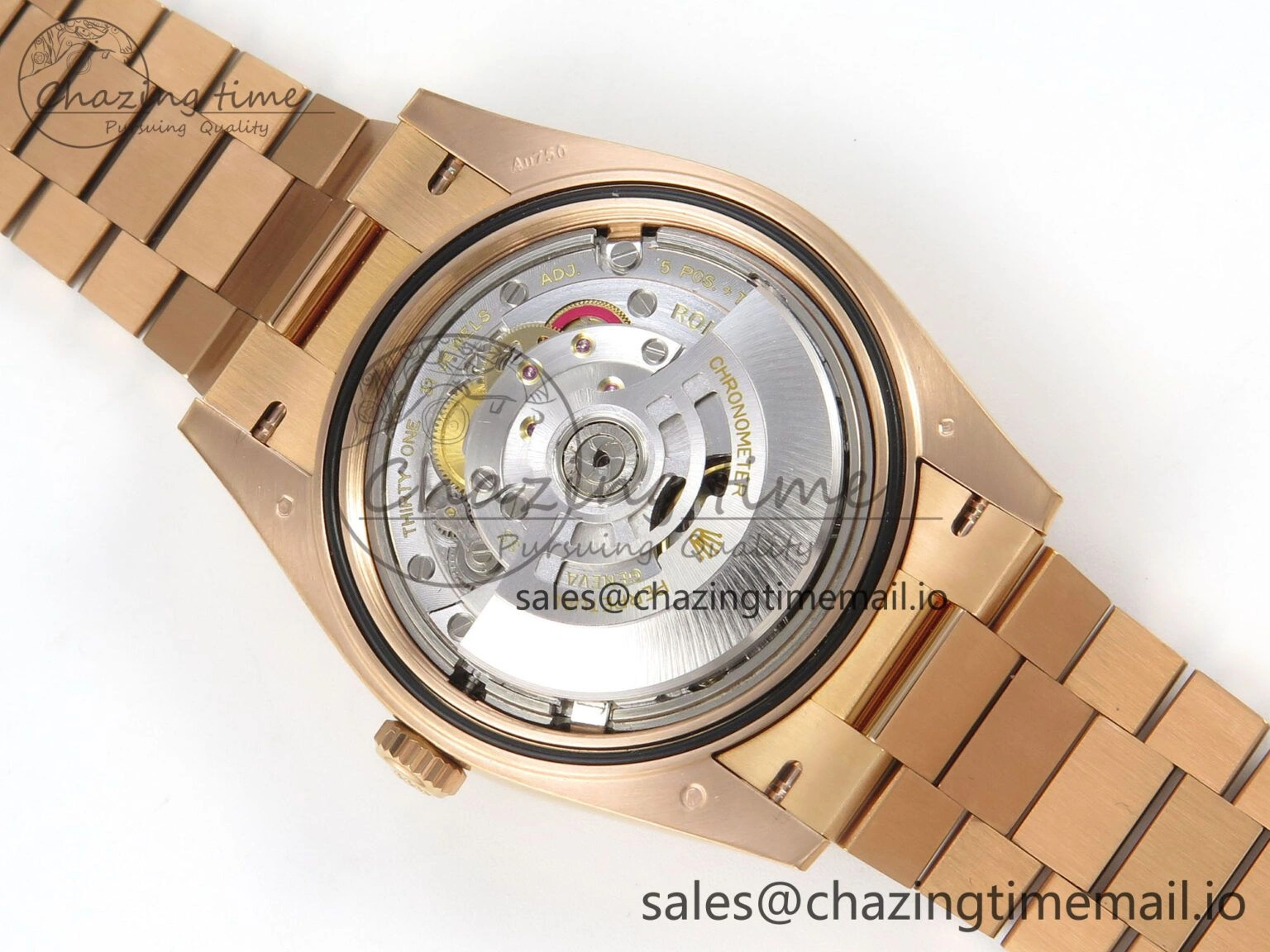 Day Date 40 RG 228235 THBF 1:1 Best Edition Brown Textured Marker Dial on President Bracelet VR3255 V3 (Gain Weight) WrinkleFree 265