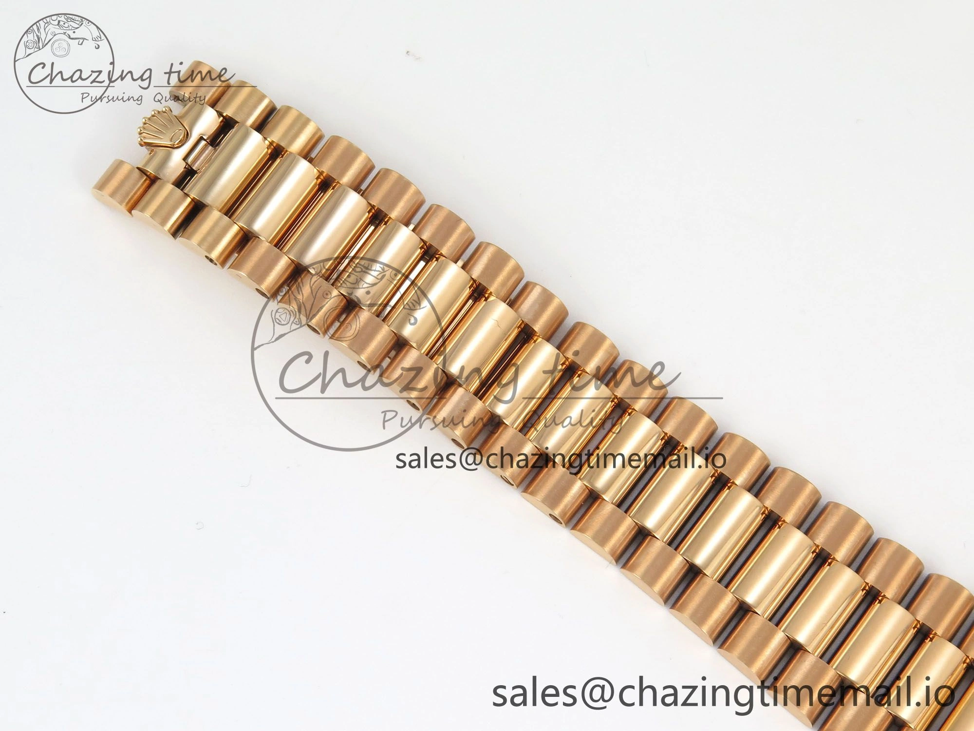 Day Date 40 RG 228235 THBF 1:1 Best Edition Brown Textured Marker Dial on President Bracelet VR3255 V3 (Gain Weight) WrinkleFree 265