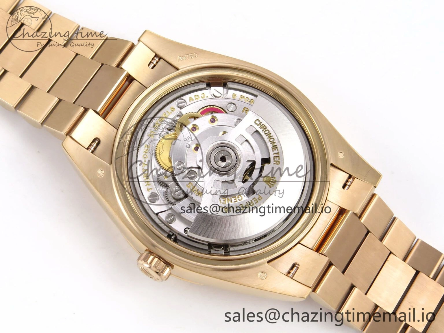 Packable Day Date 40 RG 228235 THBF 1:1 Best Edition Gray Ombre Roman Dial on President Bracelet VR3255 (Gain Weight) 954