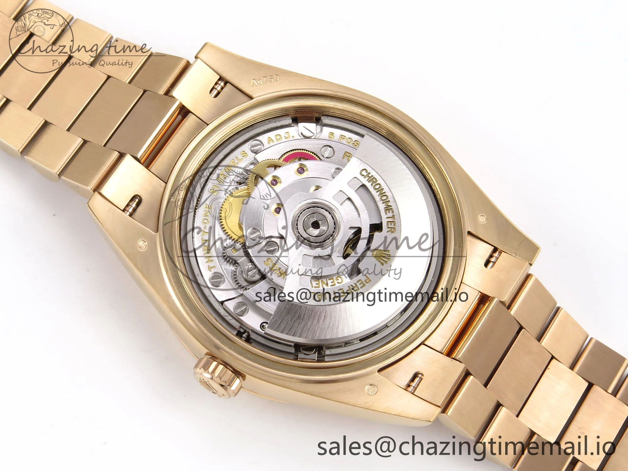 Packable Day Date 40 RG 228235 THBF 1:1 Best Edition Gray Ombre Roman Dial on President Bracelet VR3255 (Gain Weight) 954
