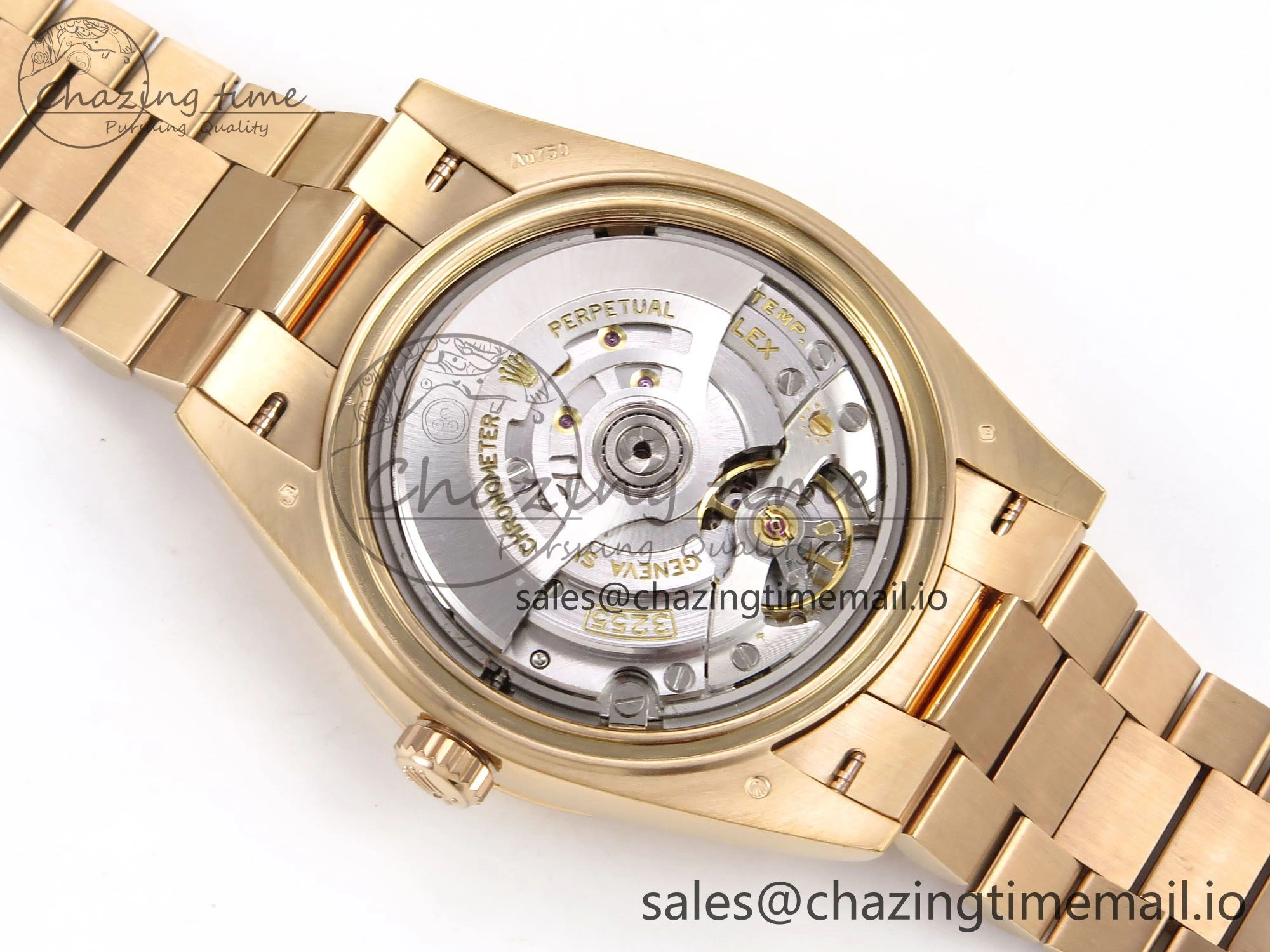 Packable Day Date 40 RG 228235 THBF 1:1 Best Edition Gray Ombre Roman Dial on President Bracelet VR3255 (Gain Weight) 954