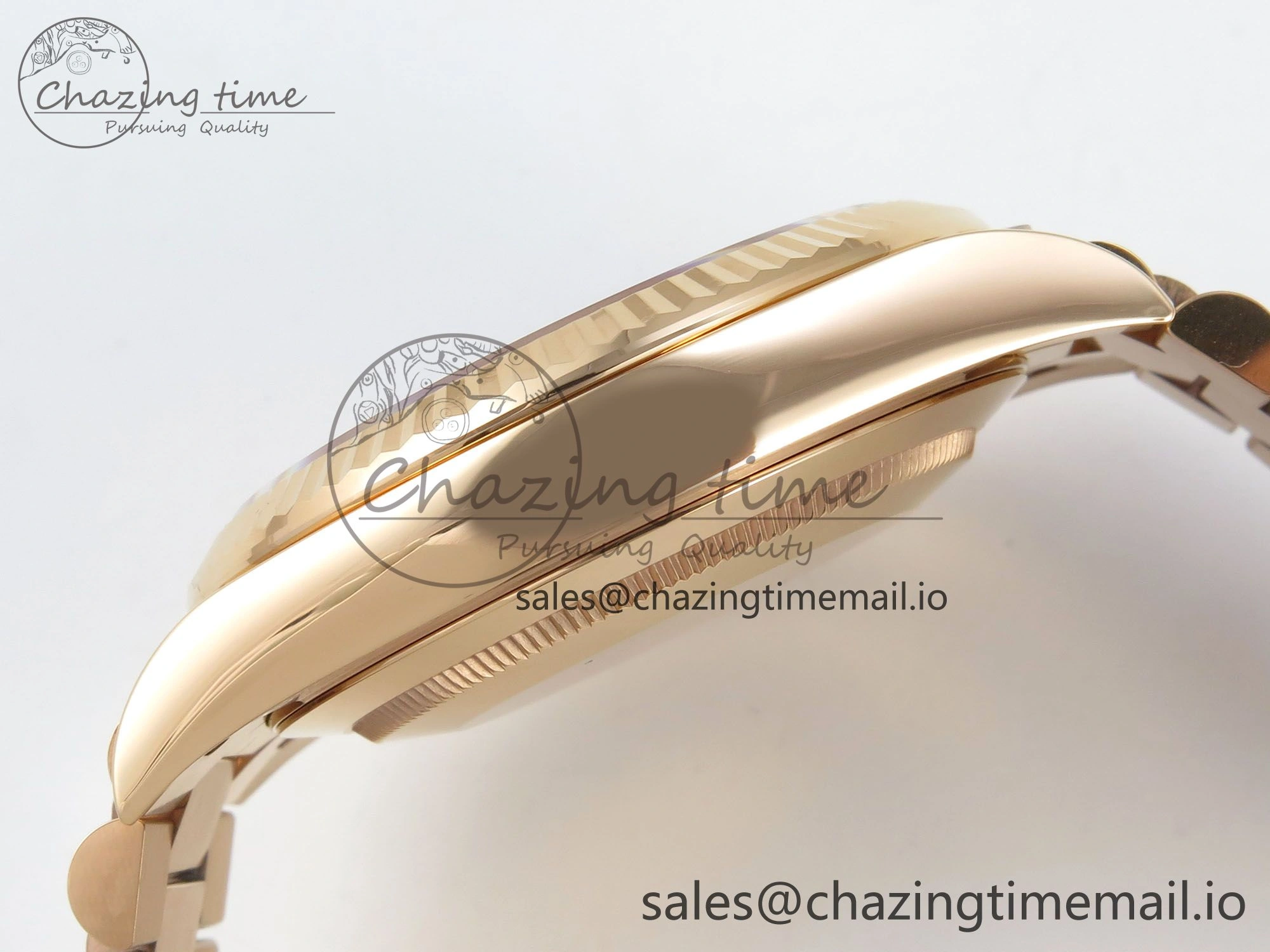 Day Date 40 RG 228235 THBF 1:1 Best Edition RG Marker Dial on President Bracelet VR3255 V3 (Gain Weight) Durable 260