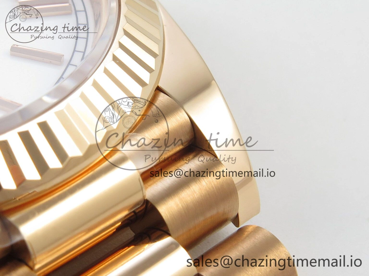 Efficient Day Date 40 RG 228235 THBF 1:1 Best Edition White Roman Dial on President Bracelet VR3255 V3 (Gain Weight) 264