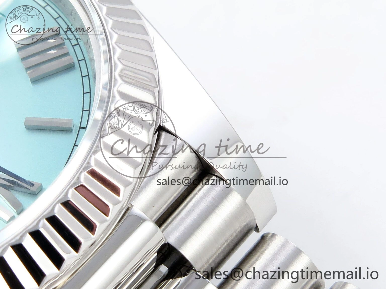 Day Date 40 SS 228236 ARF 1:1 Best Edition Tiffany Blue Roman Dial on President Bracelet VR Colorful 1517