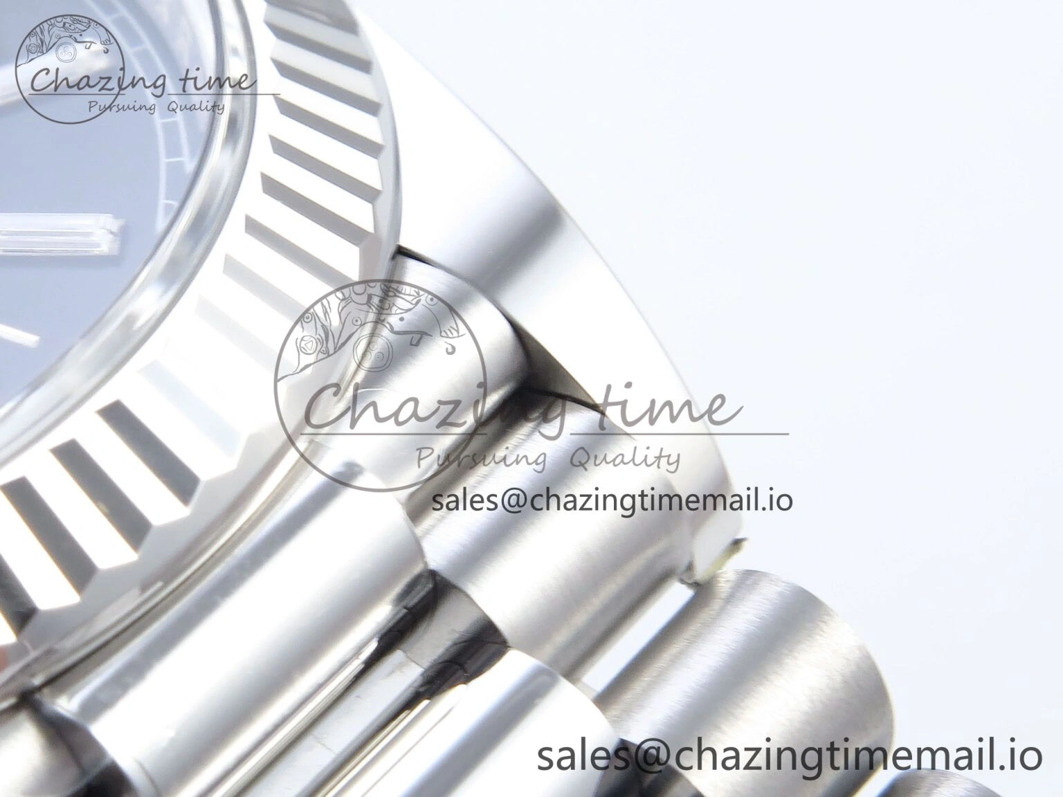 Bright Day Date 40 SS 228236 THBF 1:1 Best Edition Black Crystal Dial on President Bracelet VR3255 V3 (Gain Weight) 376
