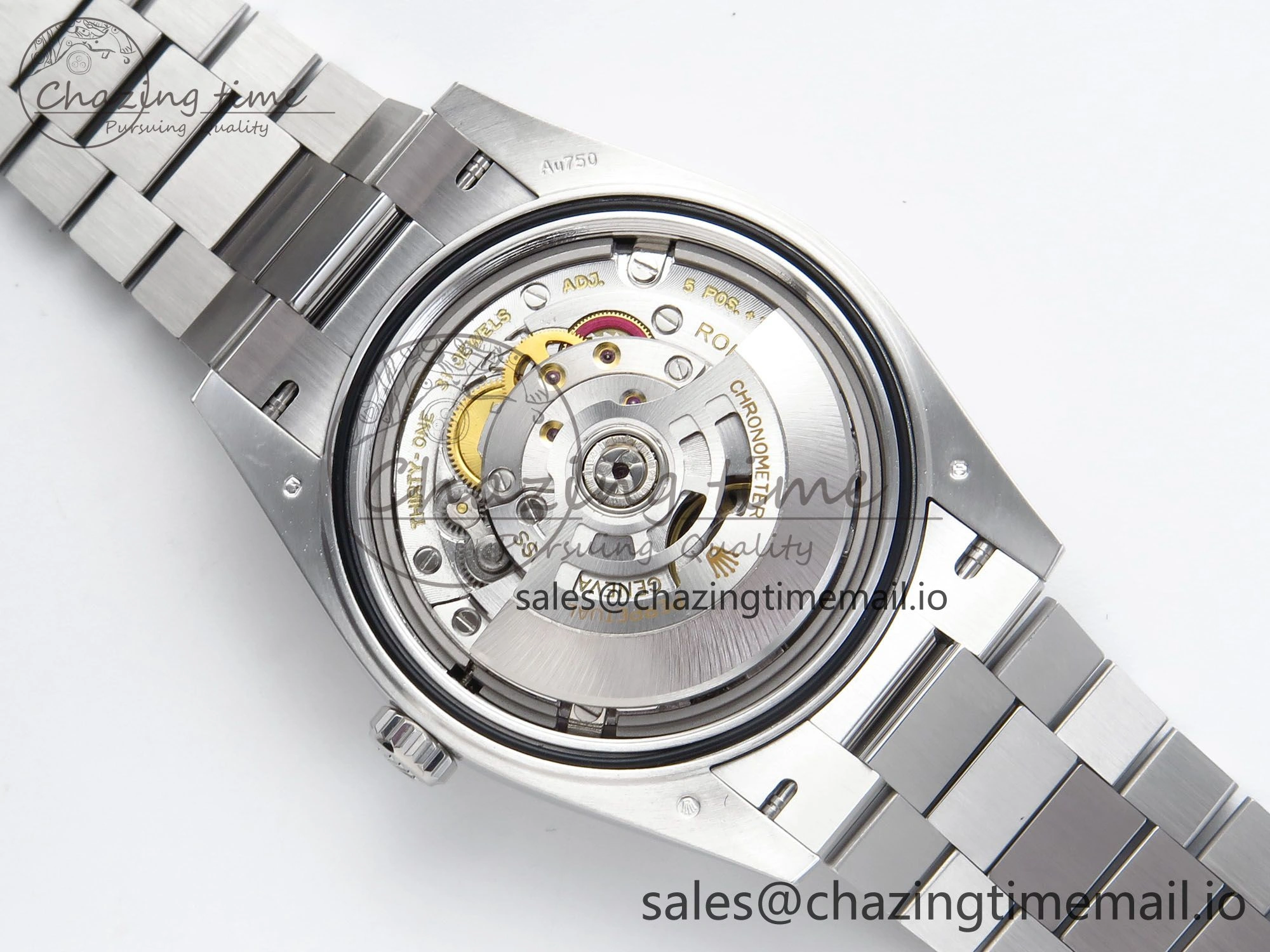 Bright Day Date 40 SS 228236 THBF 1:1 Best Edition Black Crystal Dial on President Bracelet VR3255 V3 (Gain Weight) 376