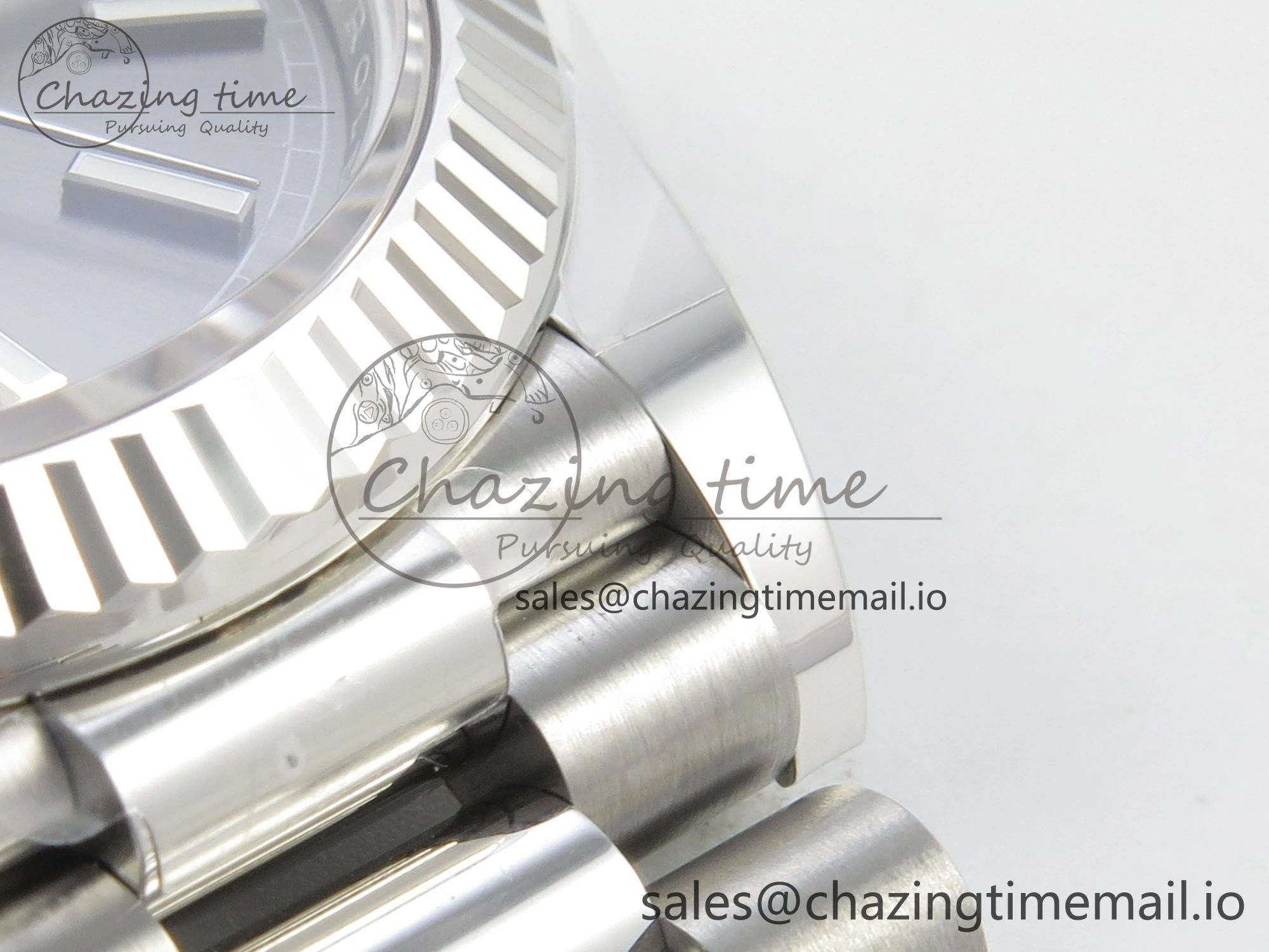 Resilient Day Date 40 SS 228236 THBF 1:1 Best Edition Gray Marker Dial on President Bracelet VR3255 V3 (Gain Weight) 267