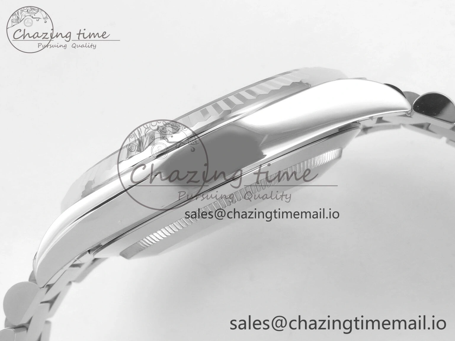 NewStyle Day Date 40 SS 228236 THBF 1:1 Best Edition Grey Textured Crystal Dial on President Bracelet VR3255 V3 (Gain Weight) 270