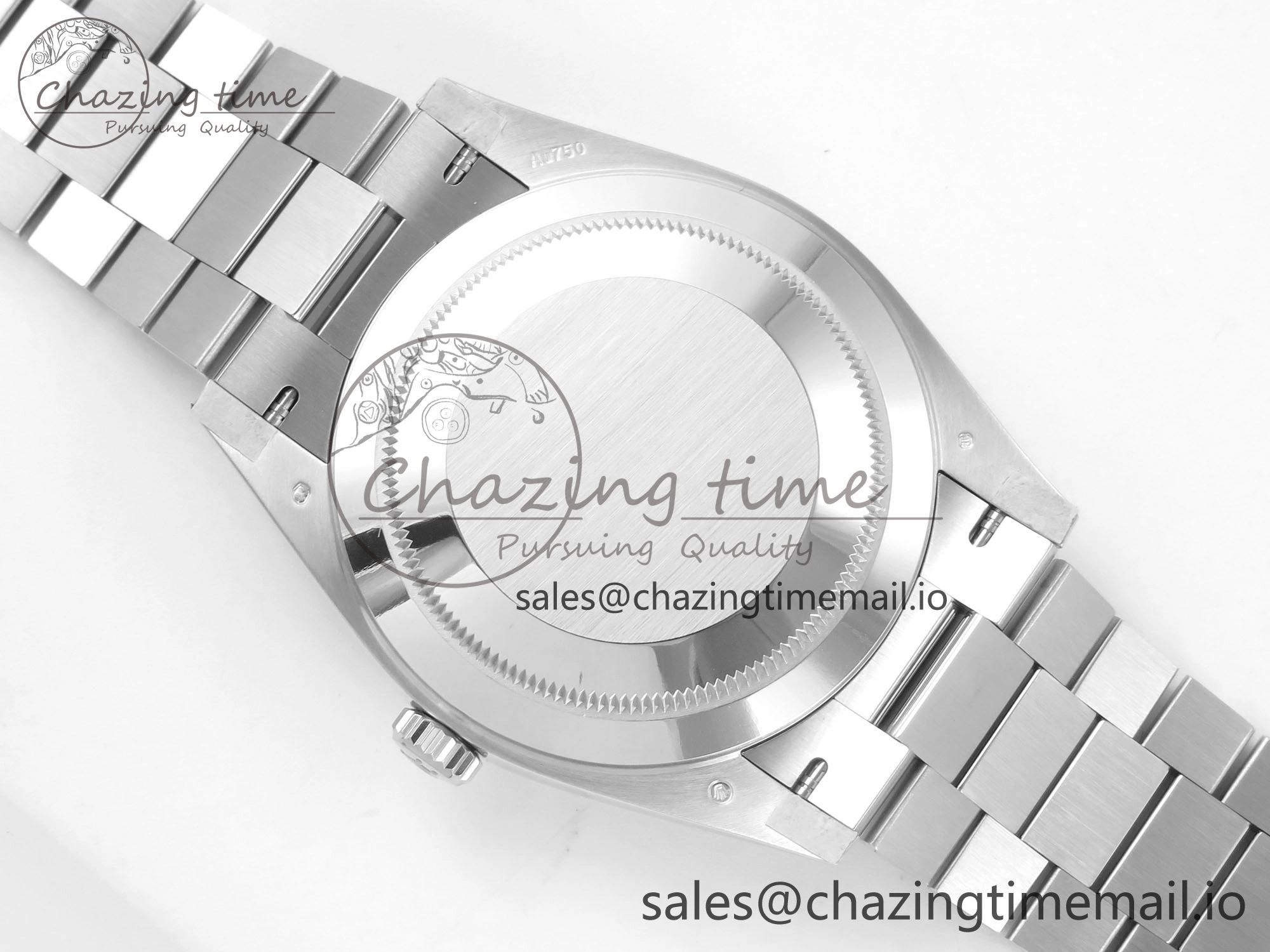 NewStyle Day Date 40 SS 228236 THBF 1:1 Best Edition Grey Textured Crystal Dial on President Bracelet VR3255 V3 (Gain Weight) 270