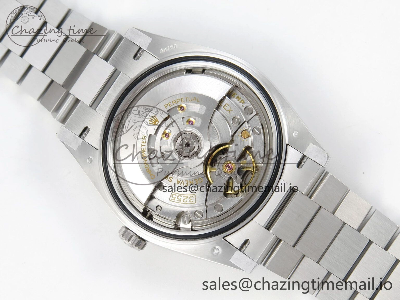 NewStyle Day Date 40 SS 228236 THBF 1:1 Best Edition Grey Textured Crystal Dial on President Bracelet VR3255 V3 (Gain Weight) 270