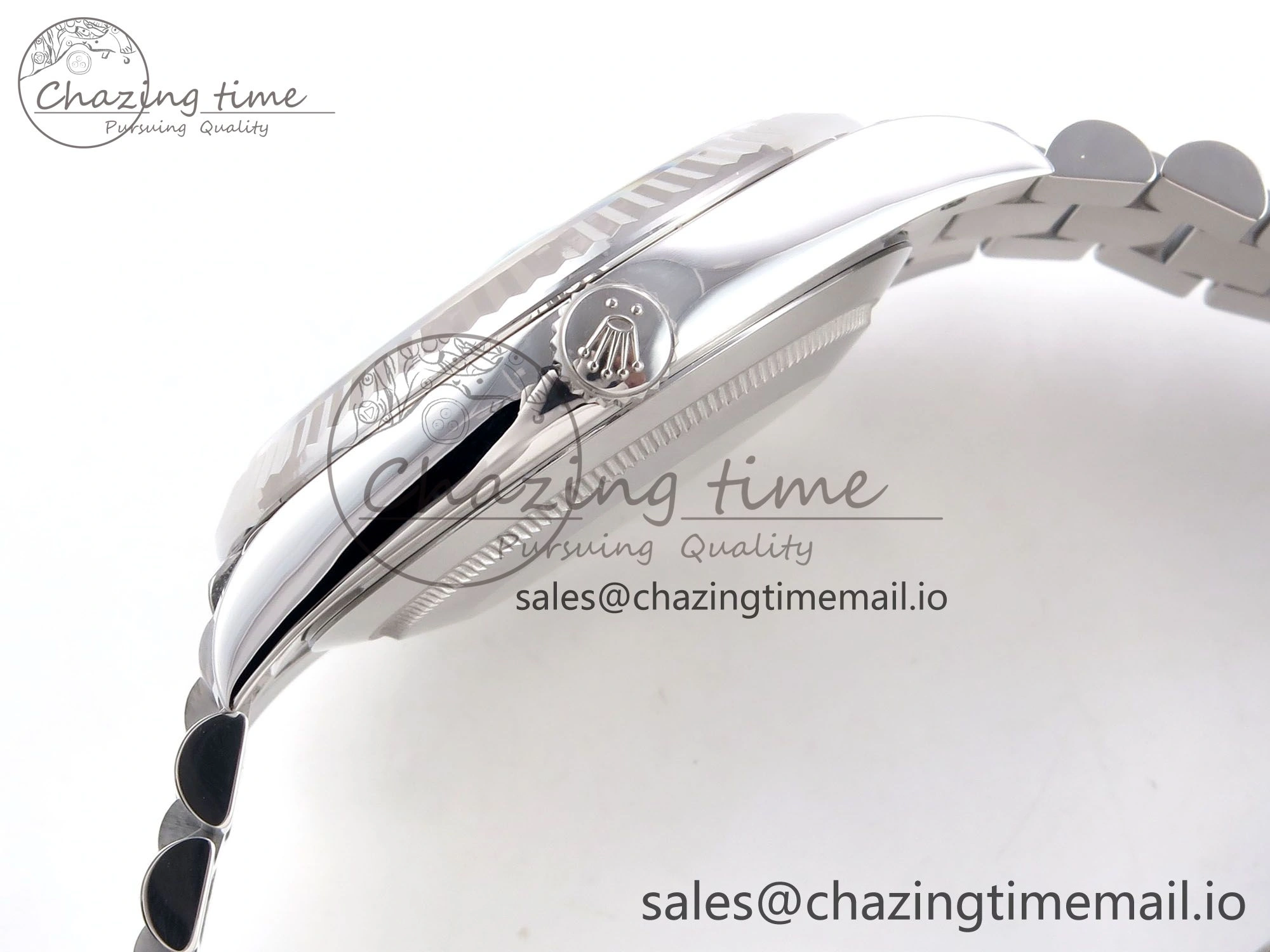 Day Date 40 SS 228236 THBF 1:1 Best Edition Ice-Blue Crystal Dial on President Bracelet VR3255 (Gain Weight) Comfortable 947