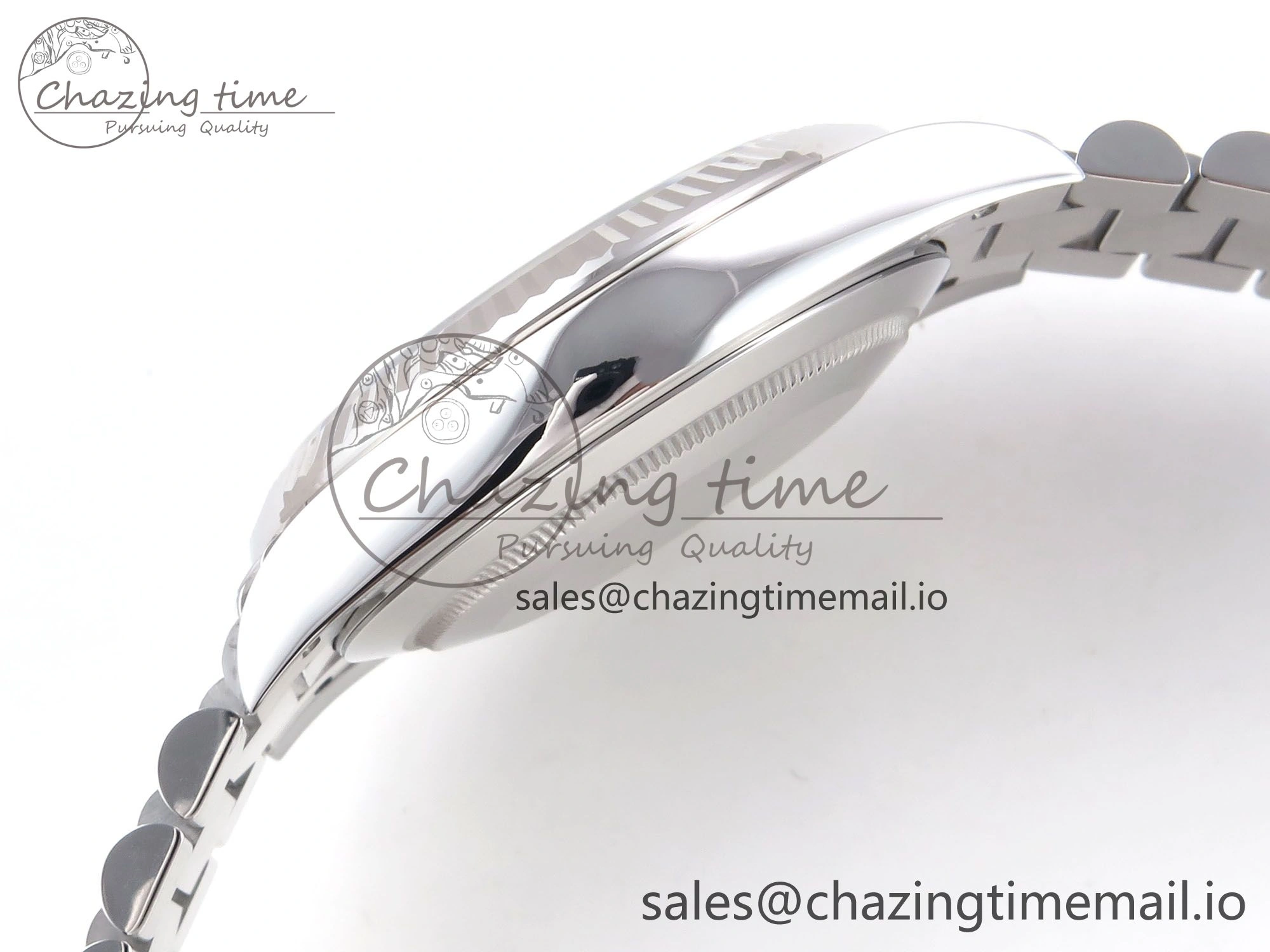 Day Date 40 SS 228236 THBF 1:1 Best Edition Ice-Blue Stick Dial on President Bracelet VR3255 (Gain Weight) Stretchable 951