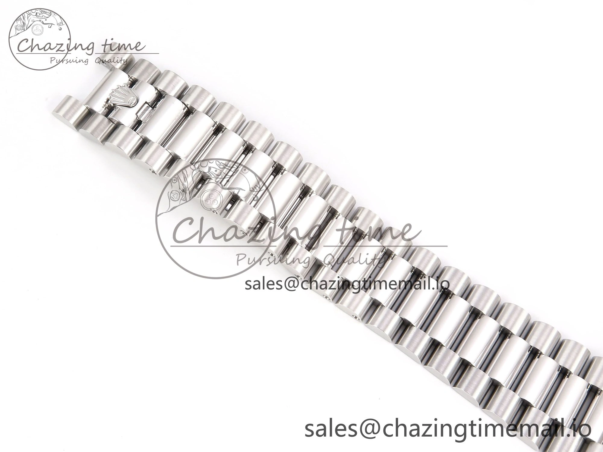 Day Date 40 SS 228236 THBF 1:1 Best Edition Ice-Blue Stick Dial on President Bracelet VR3255 (Gain Weight) Stretchable 951