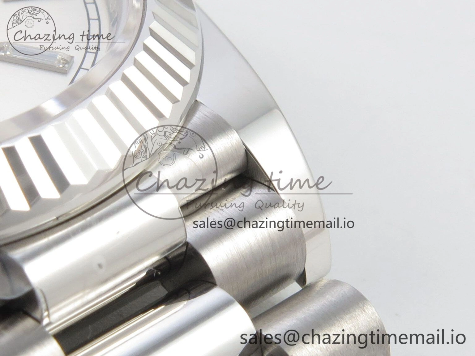 MultiPurpose Day Date 40 SS 228236 THBF 1:1 Best Edition White Crystal Dial on President Bracelet VR3255 V3 (Gain Weight) 272
