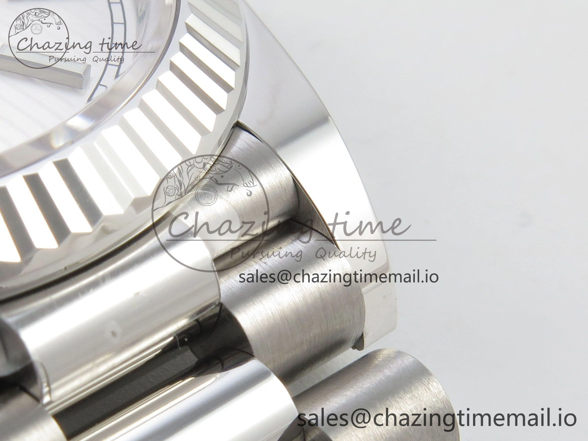 Day Date 40 SS 228236 THBF 1:1 Best Edition White Stripes Marker Dial on President Bracelet VR3255 V3 (Gain Weight) RelaxedFit 269