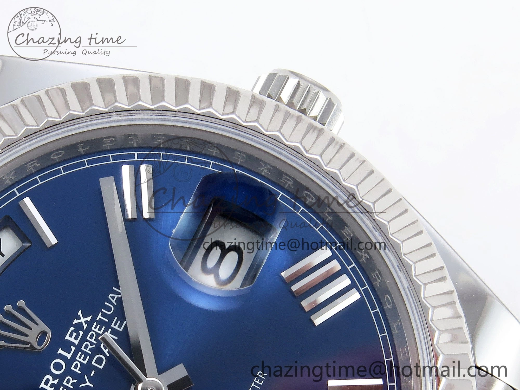 Day Date 40 SS 228239 ARF 1:1 Best Edition Blue Roman Dial on President Bracelet VR FreshLook 1512