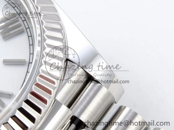 Day Date 40 SS 228239 ARF 1:1 Best Edition White Roman Dial on President Bracelet VR ComfortFit 1515
