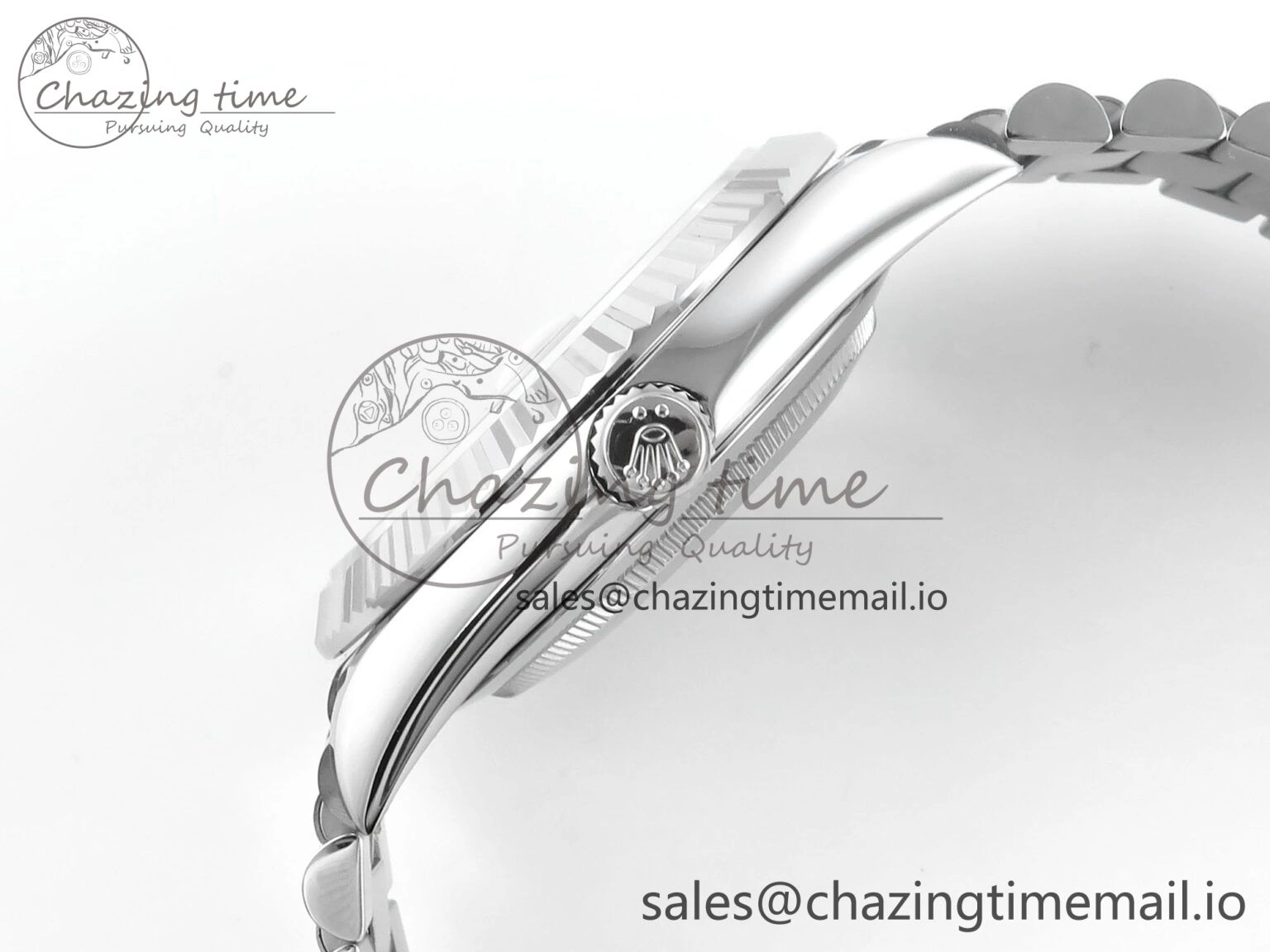 FashionForward Day Date 40 SS 228239 Noob 1:1 Best Edition Blue Ombre Roman Dial on President Bracelet A2836 (Gain Weight) 811