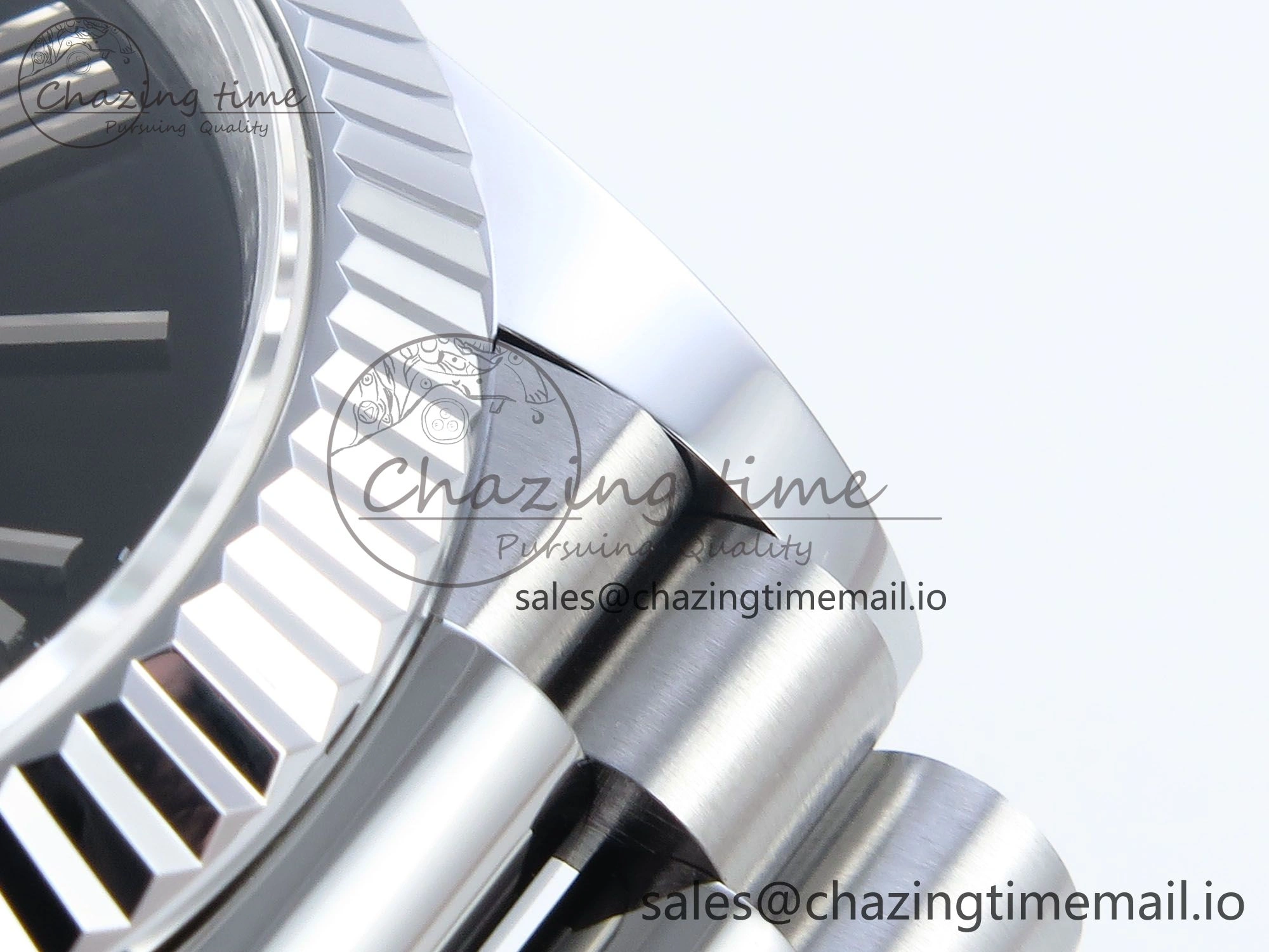FashionForward Day Date 40 SS 228239 Noob 1:1 Best Edition Blue Ombre Roman Dial on President Bracelet A2836 (Gain Weight) 811