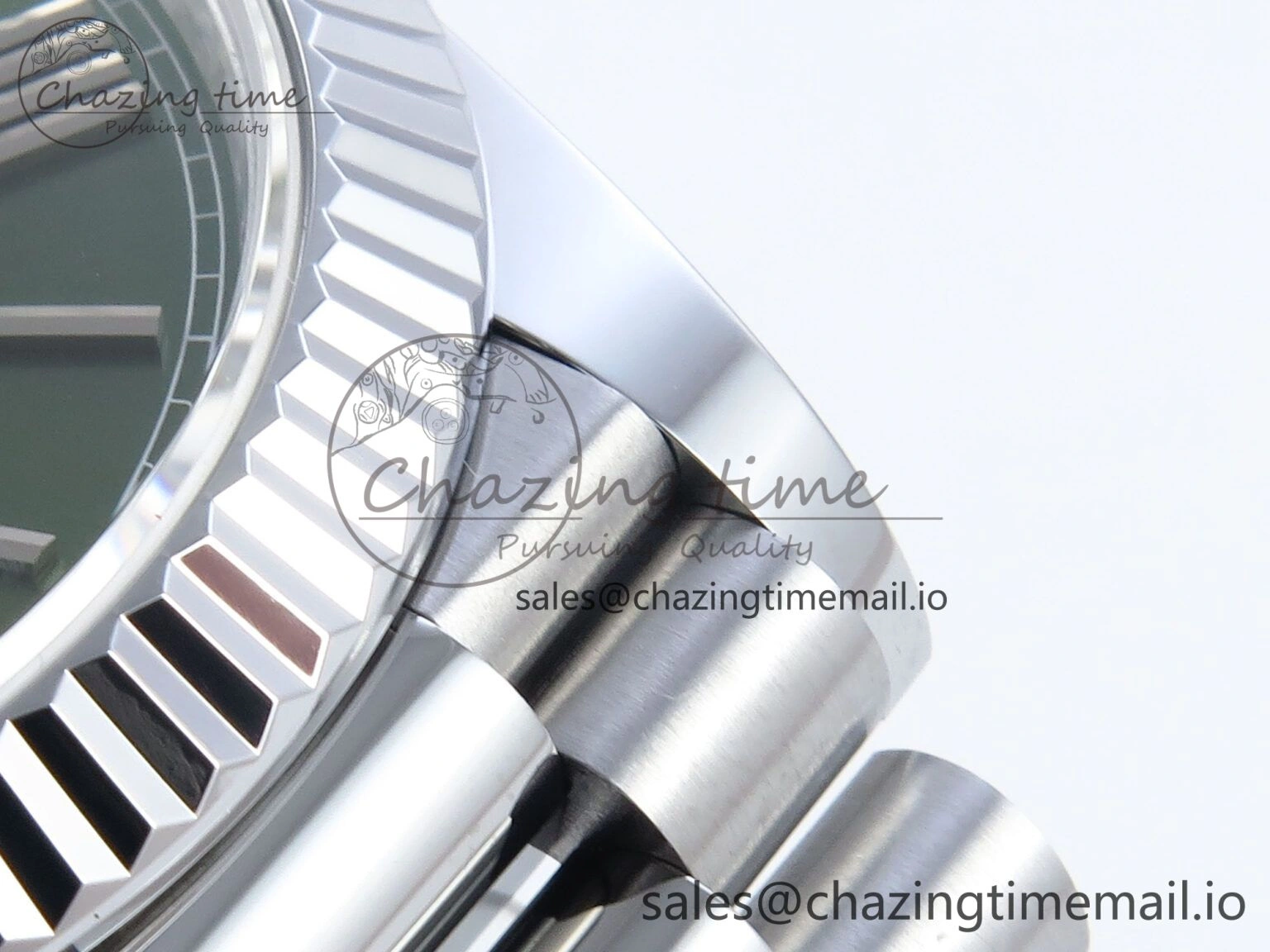 Lightweight Day Date 40 SS 228239 Noob 1:1 Best Edition Green Roman Dial on President Bracelet A2836 (Gain Weight) 810