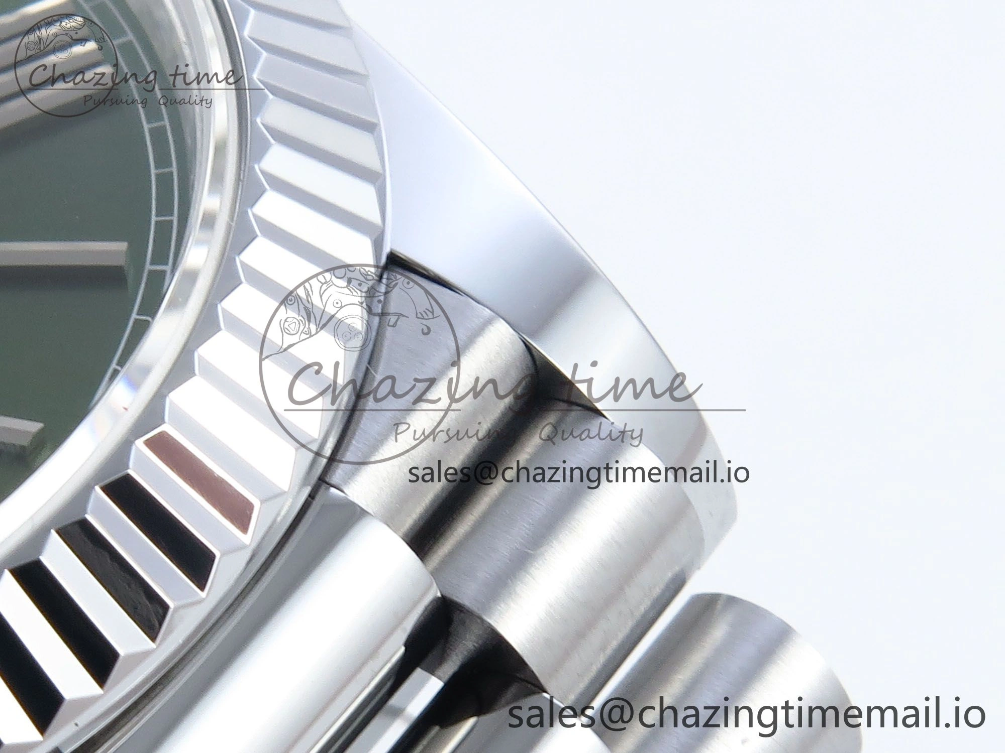 Lightweight Day Date 40 SS 228239 Noob 1:1 Best Edition Green Roman Dial on President Bracelet A2836 (Gain Weight) 810
