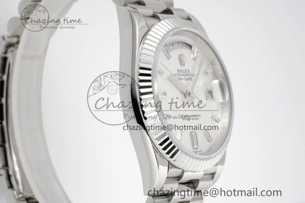 Day Date 40 SS 904L Steel JDF 1:1 Best Edition Meteorite Dial on SS Bracelet A ModernLook 2232