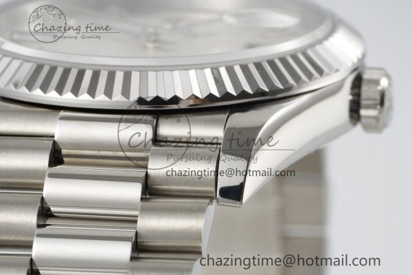 Day Date 40 SS 904L Steel JDF 1:1 Best Edition Meteorite Dial on SS Bracelet A ModernLook 2232