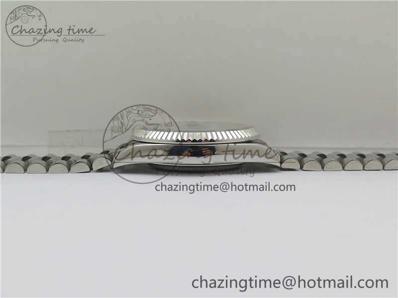 Stretchable Day Date 40 SS Bp Maker 1:1 Best Edition Gray Dial on SS Bracelet A 2547