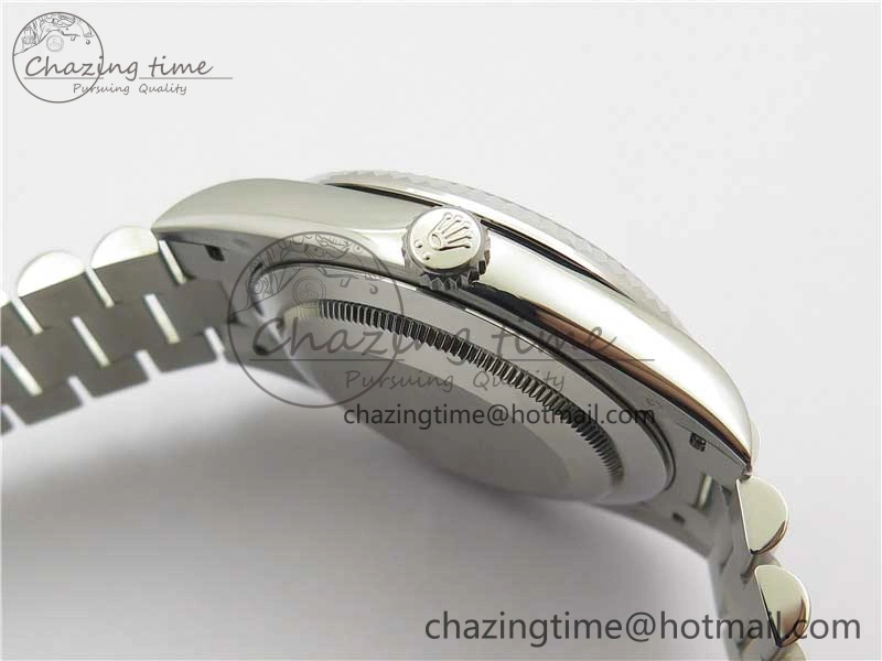 Stretchable Day Date 40 SS Bp Maker 1:1 Best Edition Gray Dial on SS Bracelet A 2547