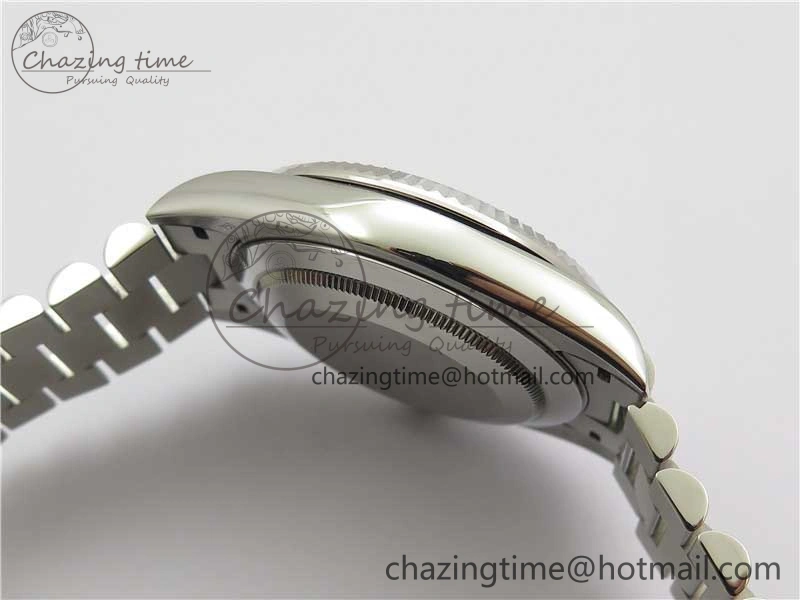 Stretchable Day Date 40 SS Bp Maker 1:1 Best Edition Gray Dial on SS Bracelet A 2547
