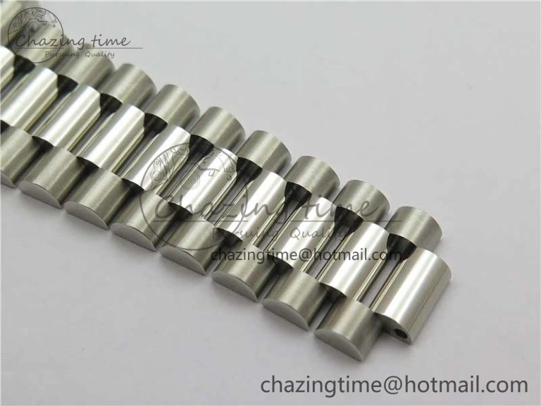 Stretchable Day Date 40 SS Bp Maker 1:1 Best Edition Gray Dial on SS Bracelet A 2547