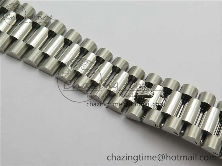 Stretchable Day Date 40 SS Bp Maker 1:1 Best Edition Gray Dial on SS Bracelet A 2547