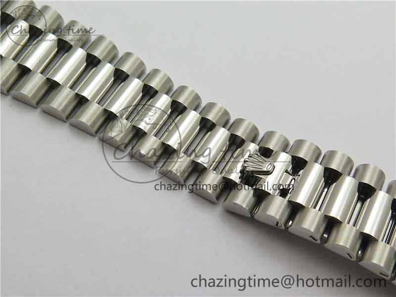 Stretchable Day Date 40 SS Bp Maker 1:1 Best Edition Gray Dial on SS Bracelet A 2547