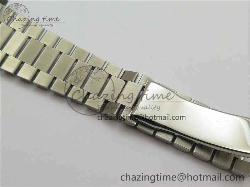 Stretchable Day Date 40 SS Bp Maker 1:1 Best Edition Gray Dial on SS Bracelet A 2547