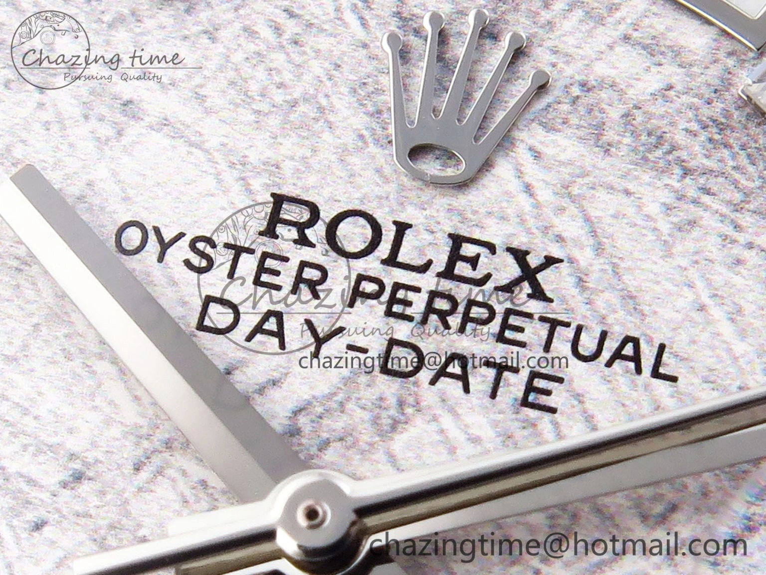 Original Day-Date 40 SS GSF Gain Weight Meteorite Crystal Dial on President Bracelet A 1916