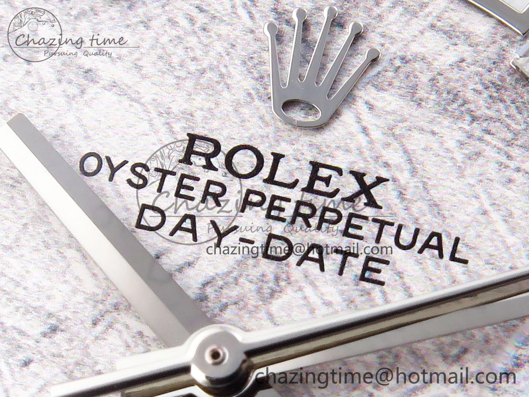 Original Day-Date 40 SS GSF Gain Weight Meteorite Crystal Dial on President Bracelet A 1916