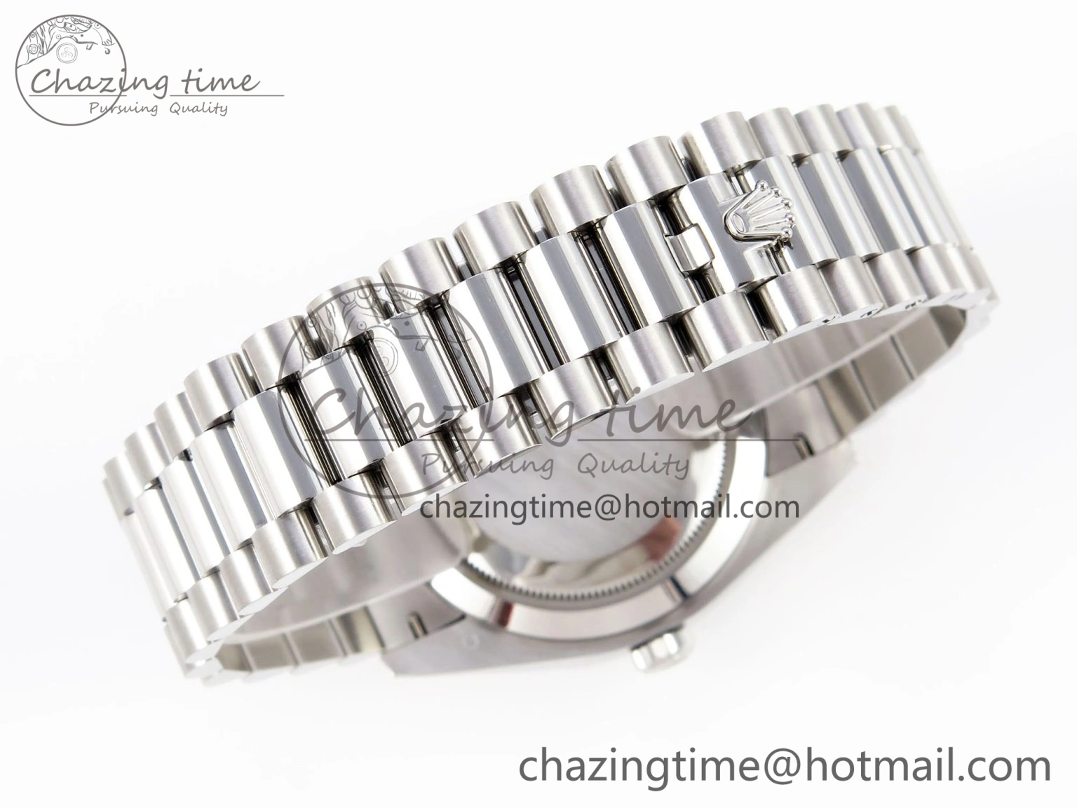 Original Day-Date 40 SS GSF Gain Weight Meteorite Crystal Dial on President Bracelet A 1916