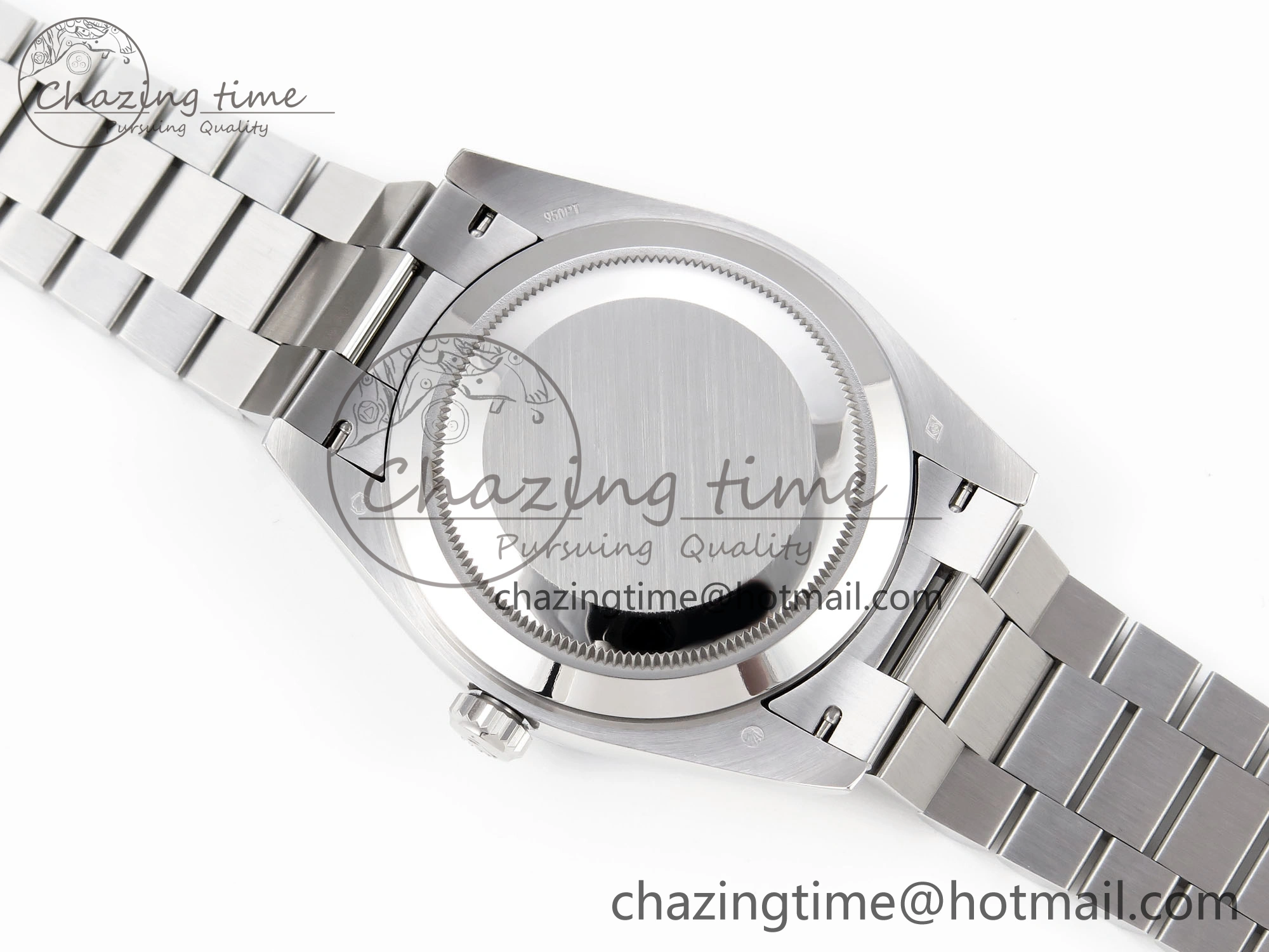 Original Day-Date 40 SS GSF Gain Weight Meteorite Crystal Dial on President Bracelet A 1916