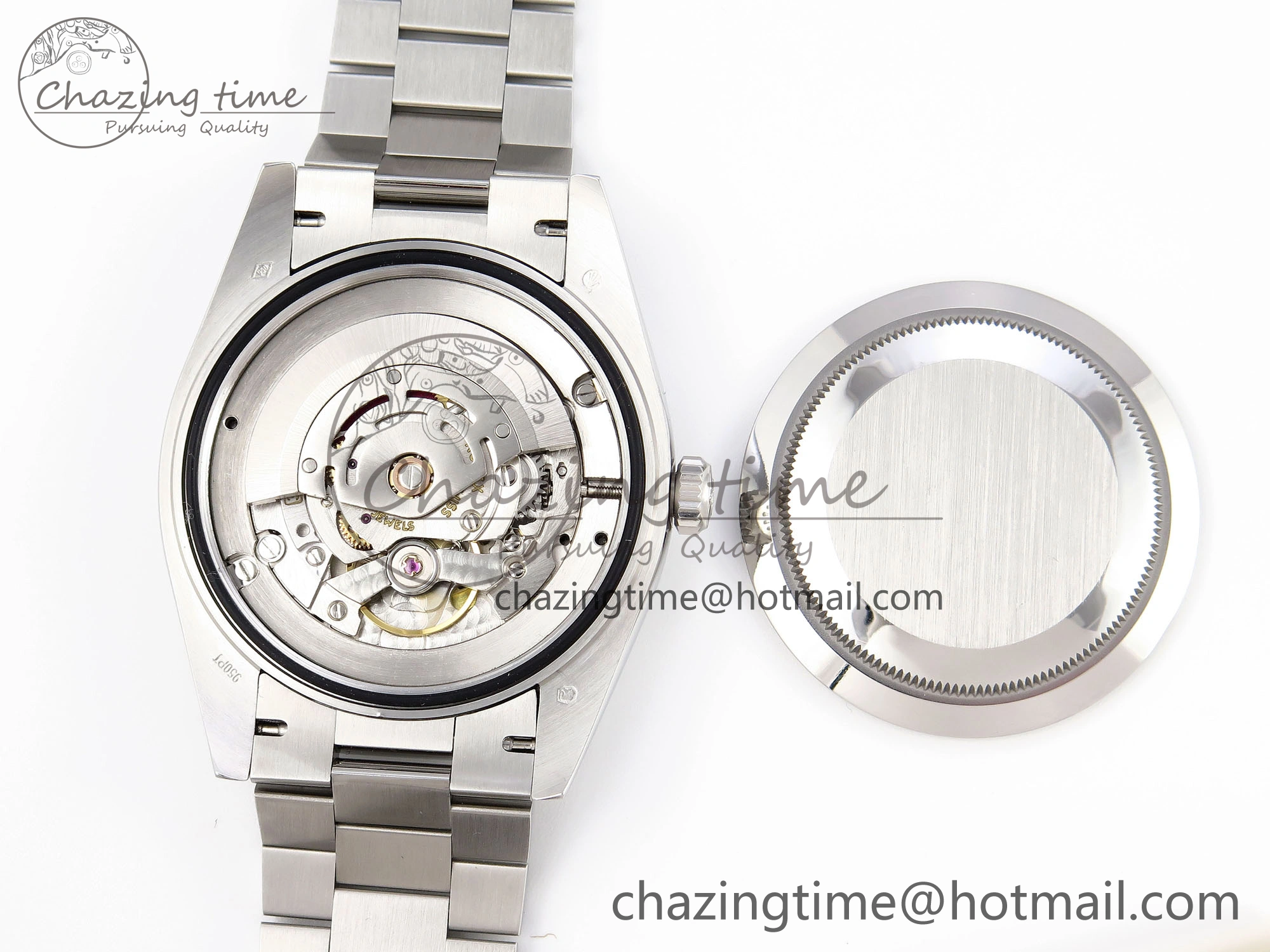 Original Day-Date 40 SS GSF Gain Weight Meteorite Crystal Dial on President Bracelet A 1916